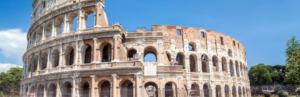 El Coliseo de Roma, Italia. Imagen que ilustra el artículo "Descubre Italia con tu Carné Joven".